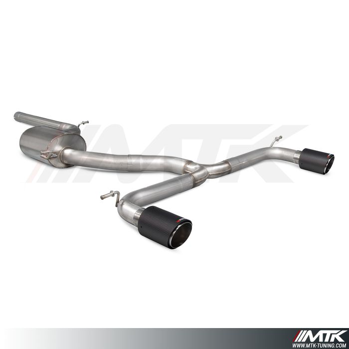 Catback avec tube intermediaire Volkswagen Golf MK7.5 GTi sans FAP